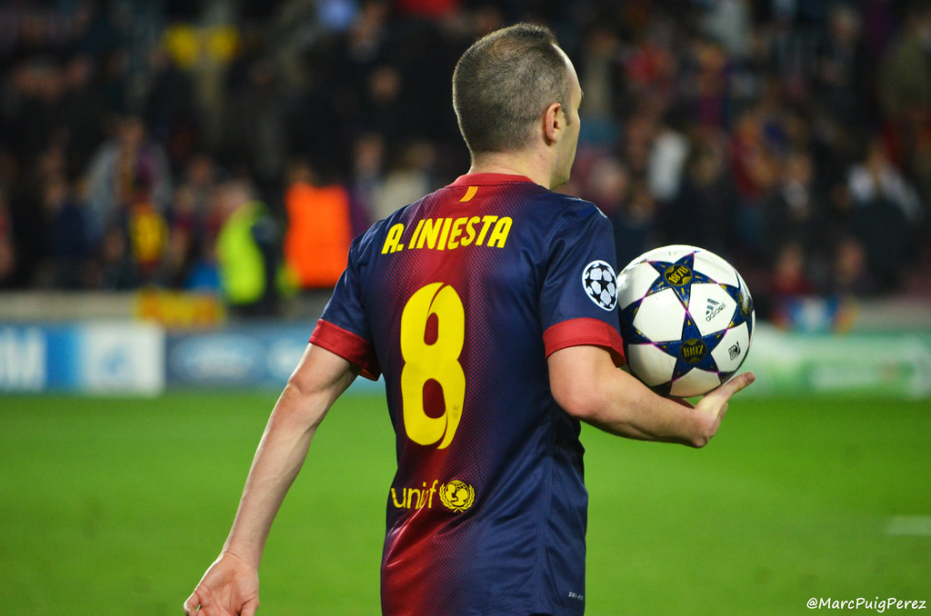 Andrés Iniesta - Barça Vs. PSG - 1/4 Champions League