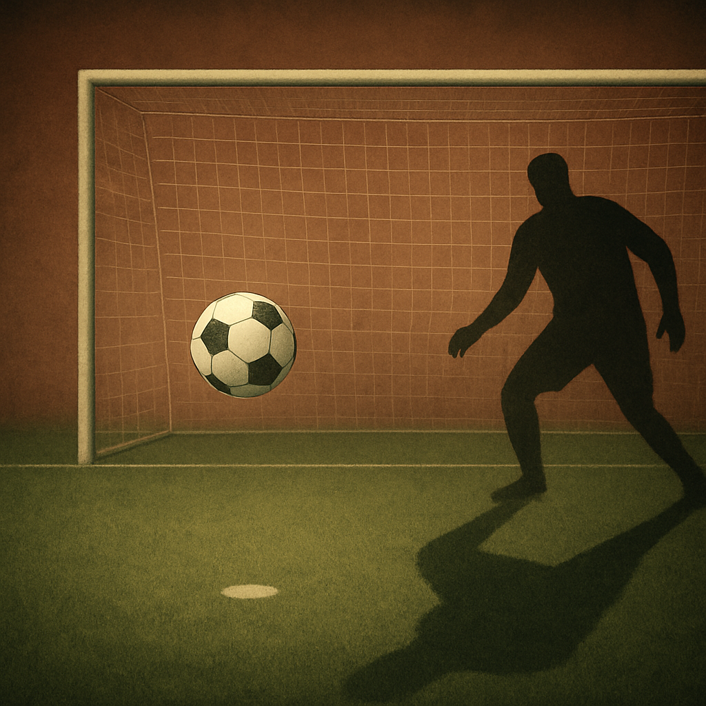 rzut karny podcinką Panenka